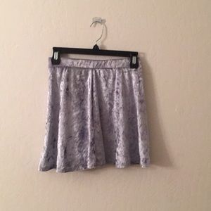 Velvet skater skirt